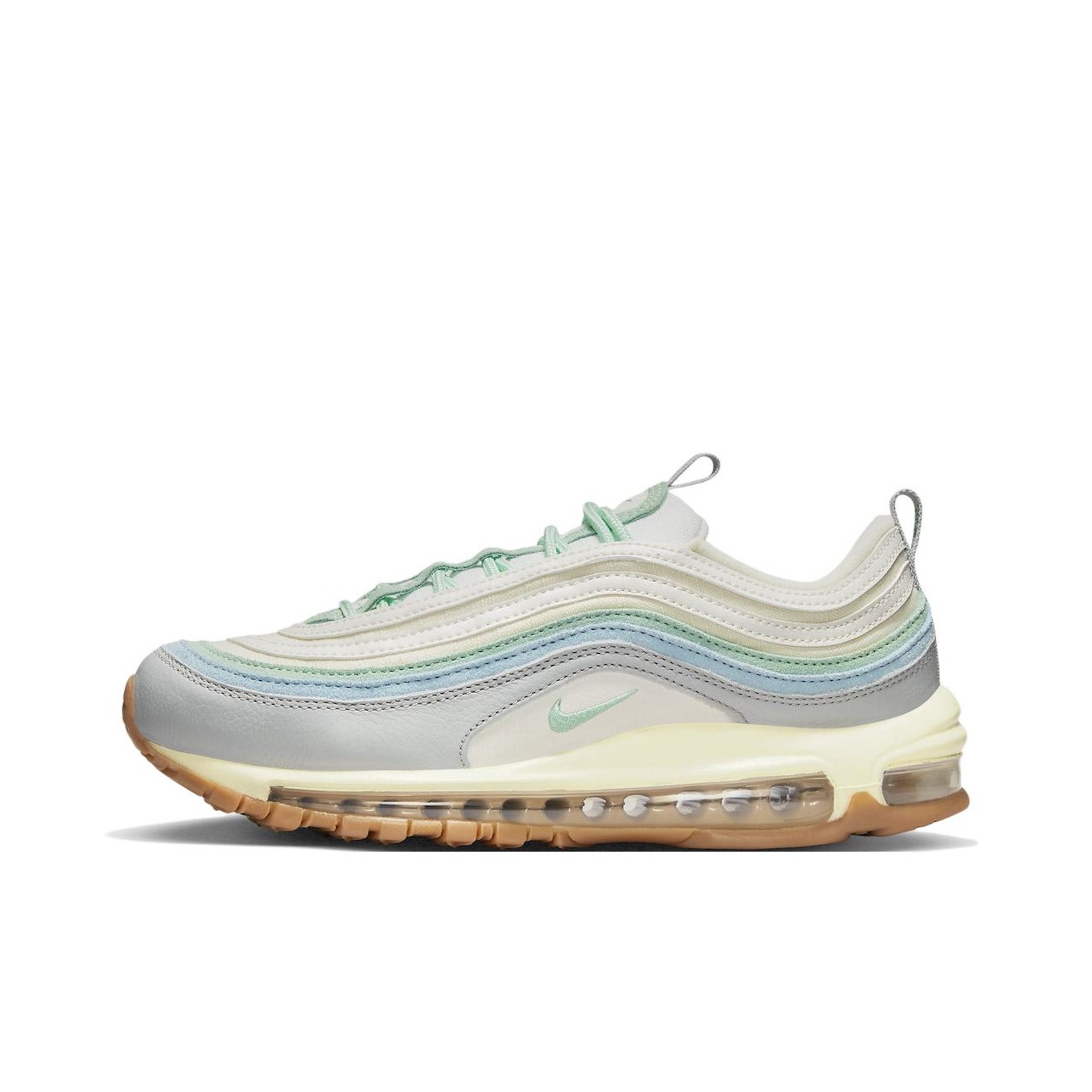 Men'S Shoes Green And White - Nike Air Max 97 Running Shoes