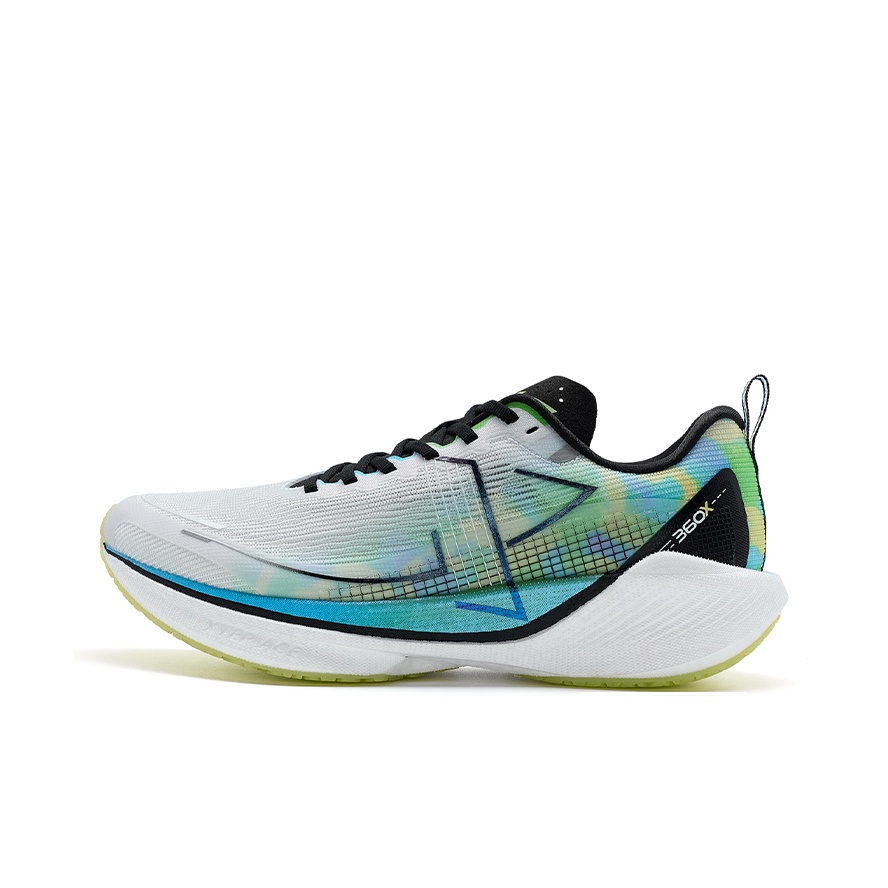 Men'S Shoes Green And White - XTEP 360X Running Shoes Men's Low