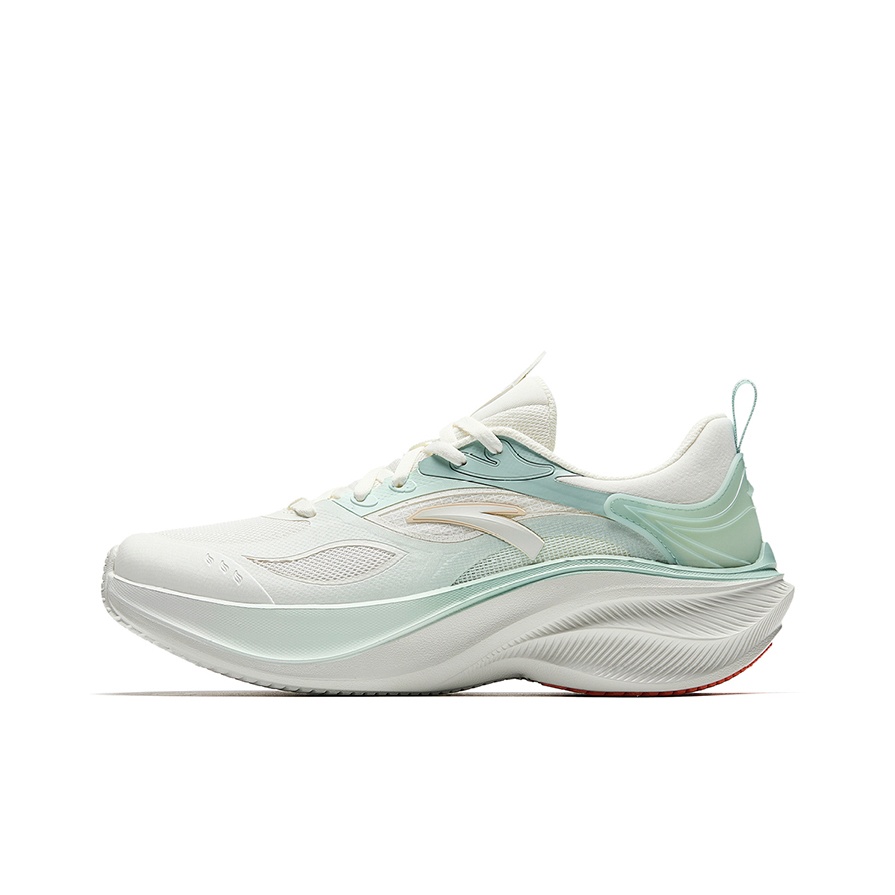 Men'S Shoes Green And White - Anta Leaf 5.0 Lightweight Rebound Low