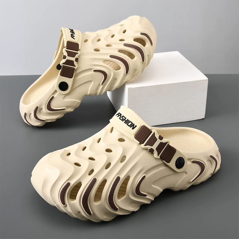 Men'S Shoes Comfortable Walking - Men Summer EVA Hole Slippers Lightweight