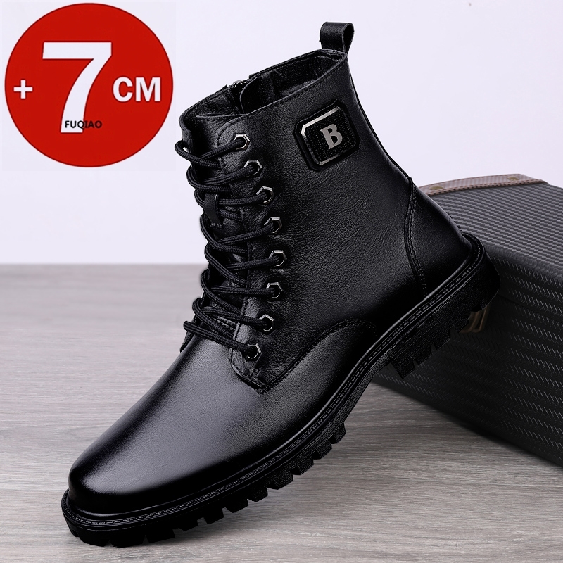 Men's Genuine Leather Elevator - Men'S Shoes Business Casual 评论和价格