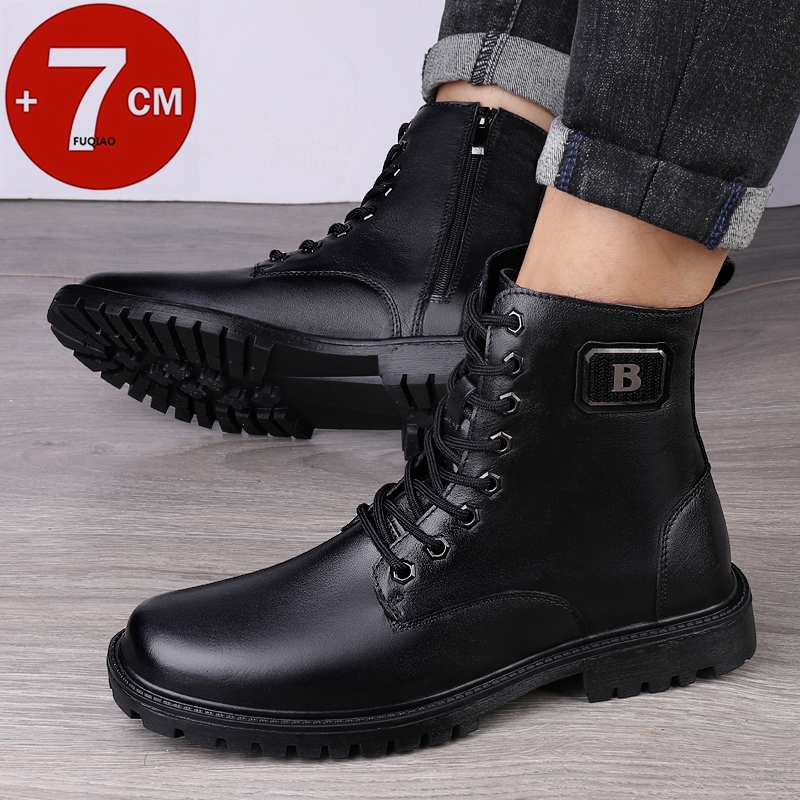Men's Genuine Leather Elevator - Men'S Shoes Business Casual 评论和价格