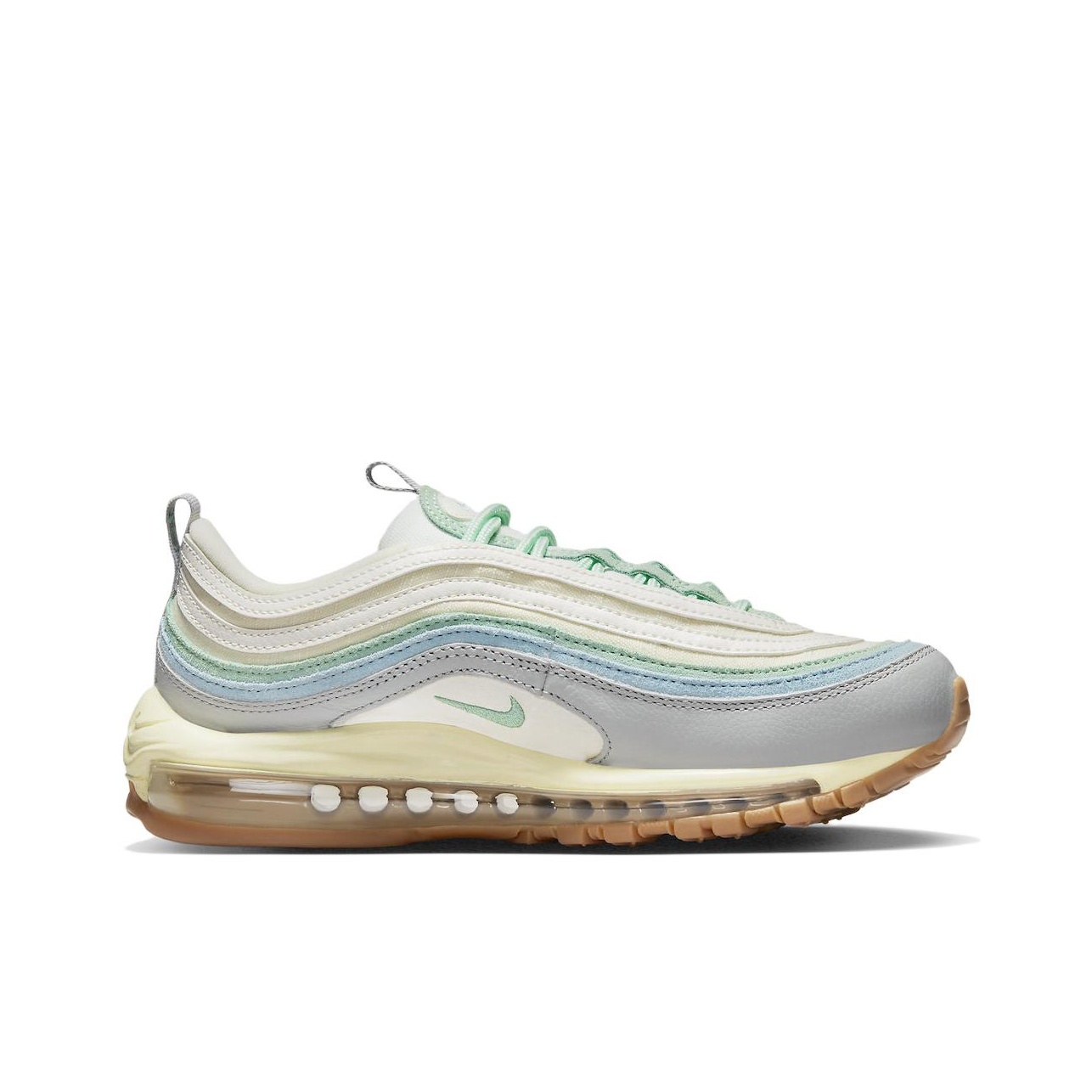 Nike Air Max 97 Running Shoes  - Men'S Shoes Green And White 评论和价格