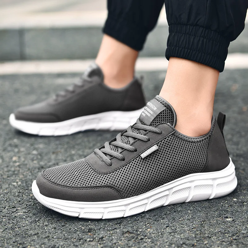 New Mesh Men Shoes Lac-up Casu - Men Shoes Trainers 评论和价格