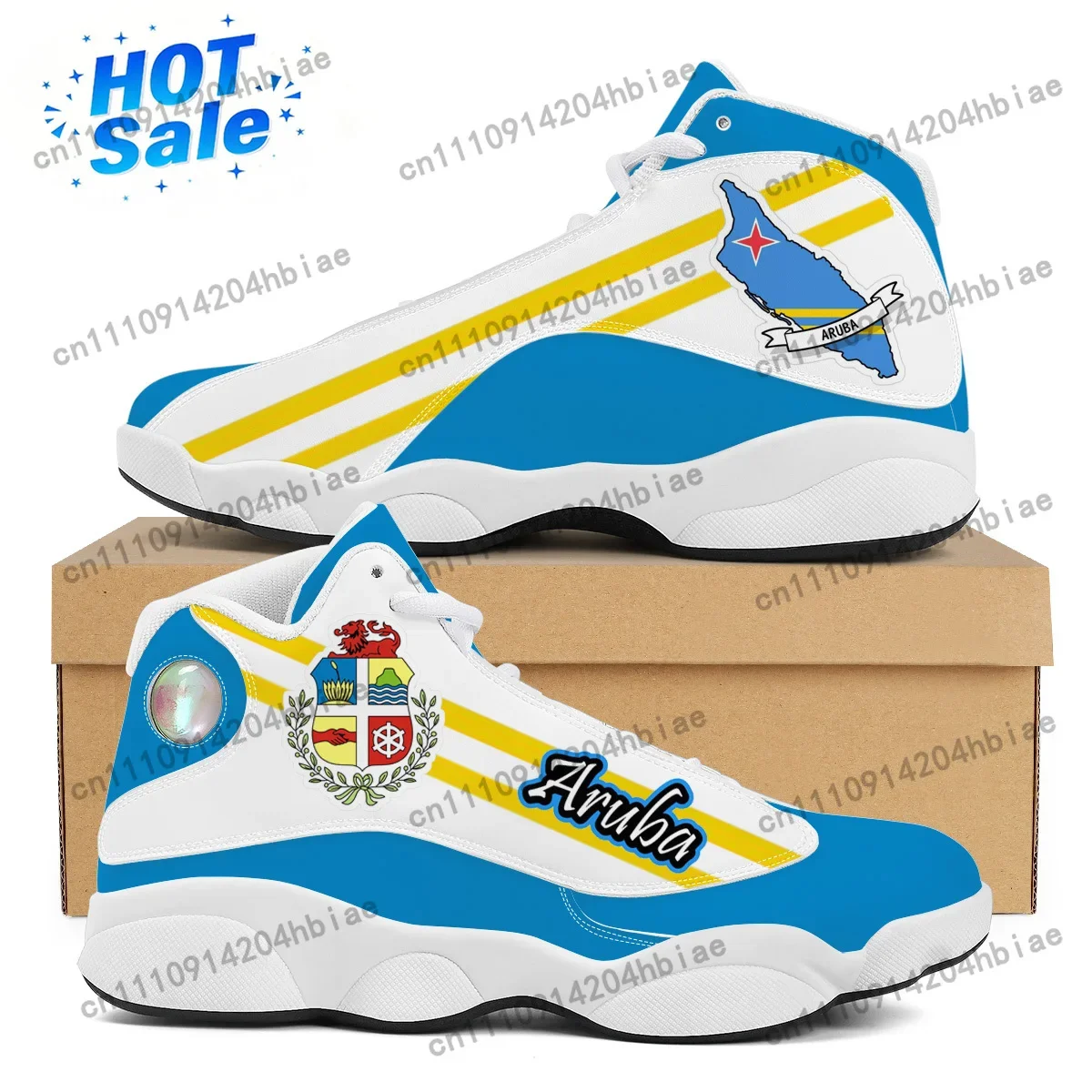ARUBA Flag Print Custom Cool M - Men'S Shoes For Tennis 评论和价格