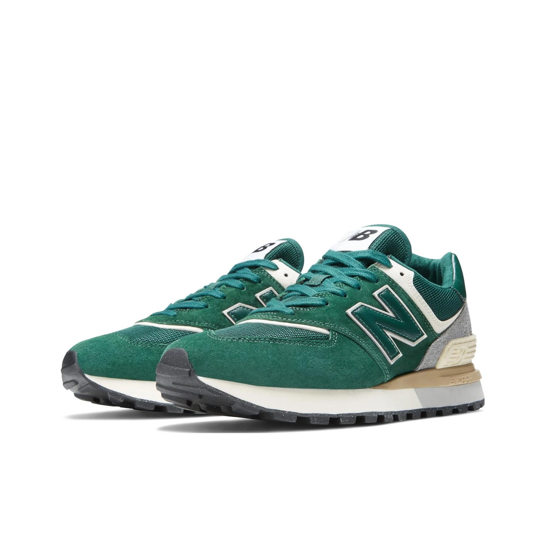 New Balance 574 Legacy Leather - Men'S Shoes Green And White 评论和价格