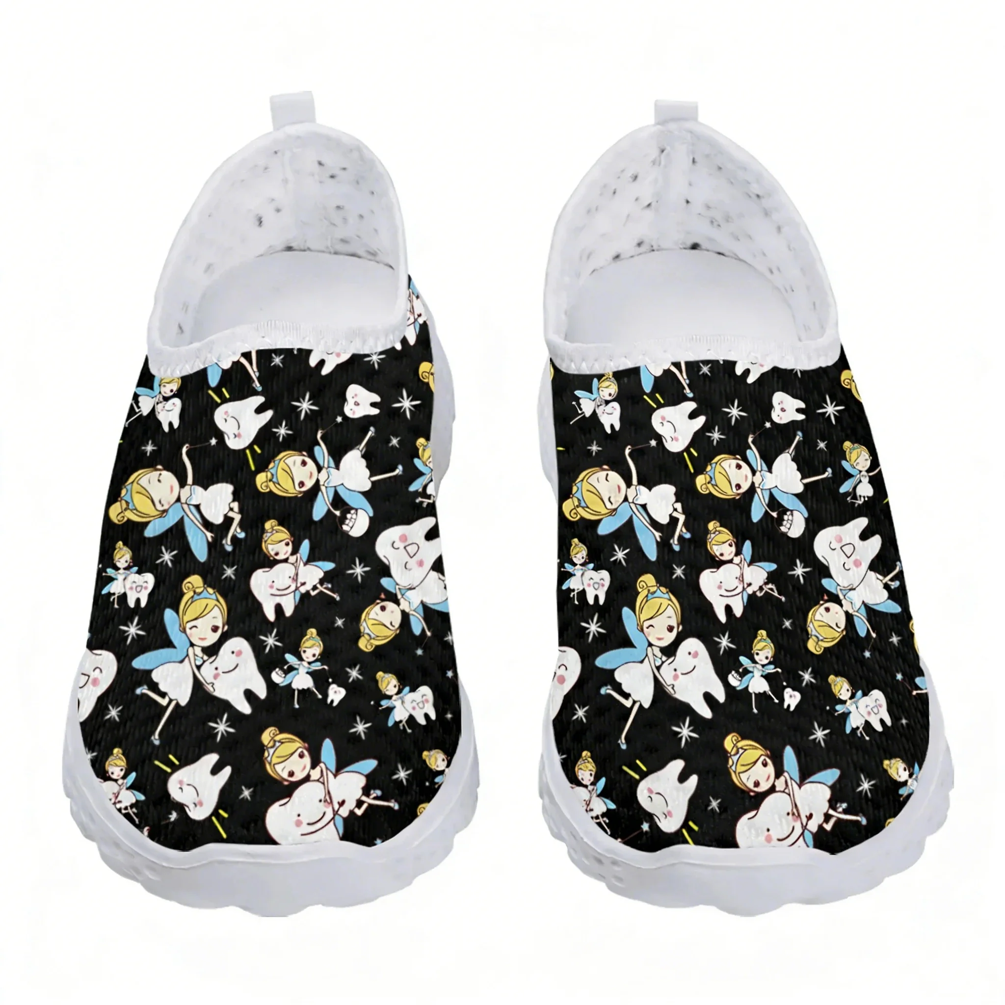 Cute Cartoon Nurse Elf/Teeth M - Men'S Shoes For Tennis 评论和价格