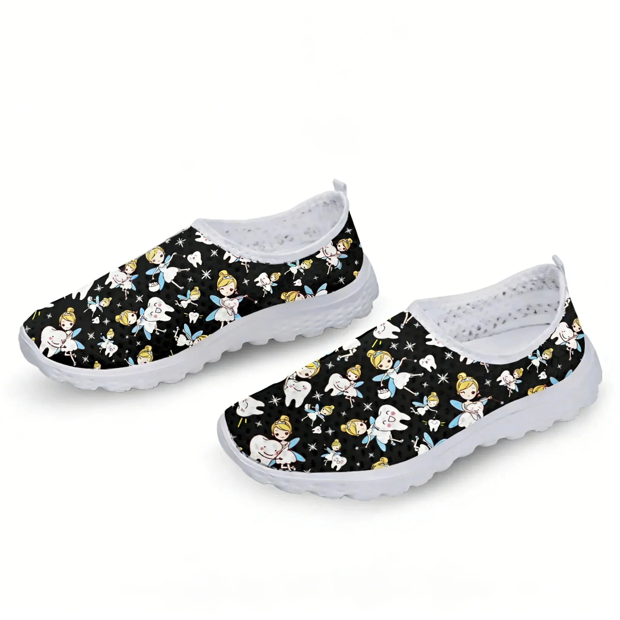 Cute Cartoon Nurse Elf/Teeth M - Men'S Shoes For Tennis 评论和价格