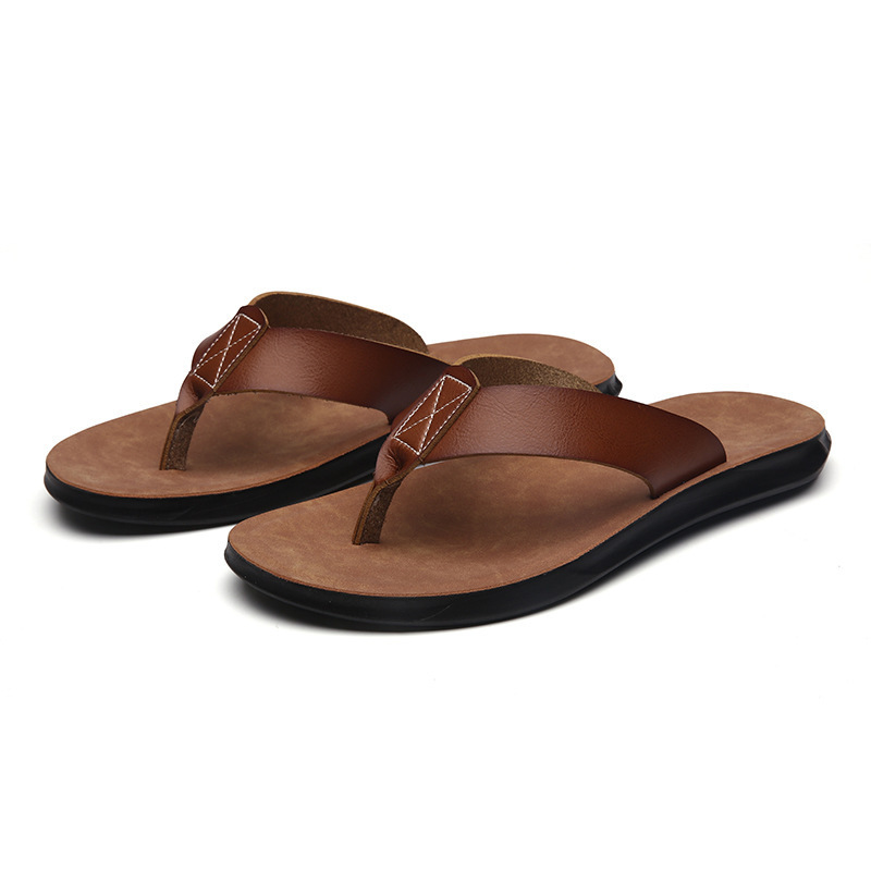 38-47 New Italian Leather Flip - Men'S Shoes Business Casual 评论和价格