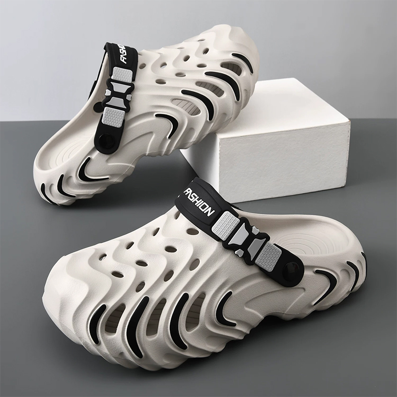 Men Summer EVA Hole Slippers L - Men'S Shoes Comfortable Walking 评论和价格