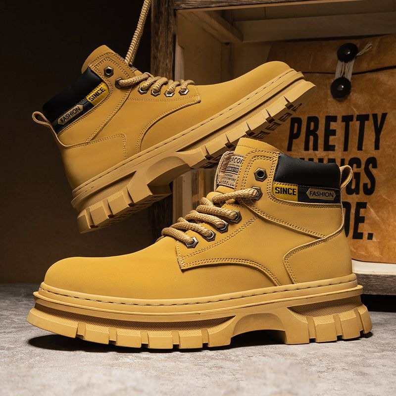 Vintage Men Platform Ankle Boo - Men'S Shoes Business Casual 评论和价格