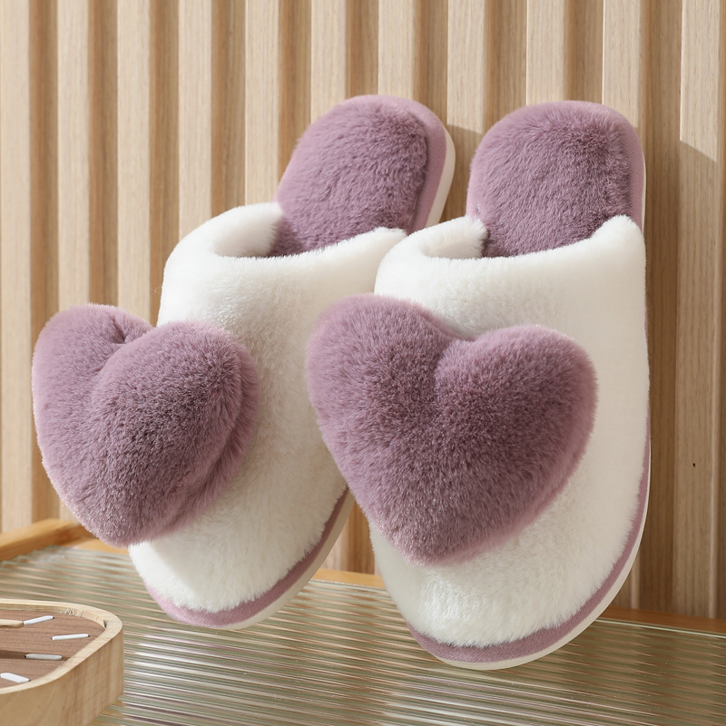 Winter Warm Heart Pattern Cott - Men Shoes Winter 评论和价格