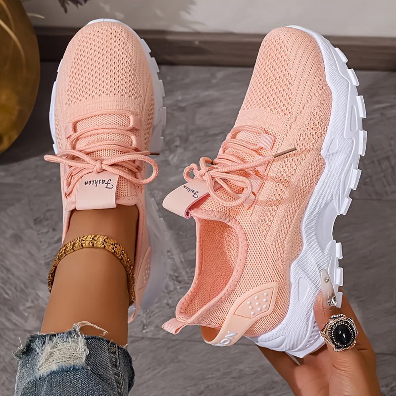 Breathable Knit Sneakers Fashi - Men'S Shoes Comfortable Walking 评论和价格
