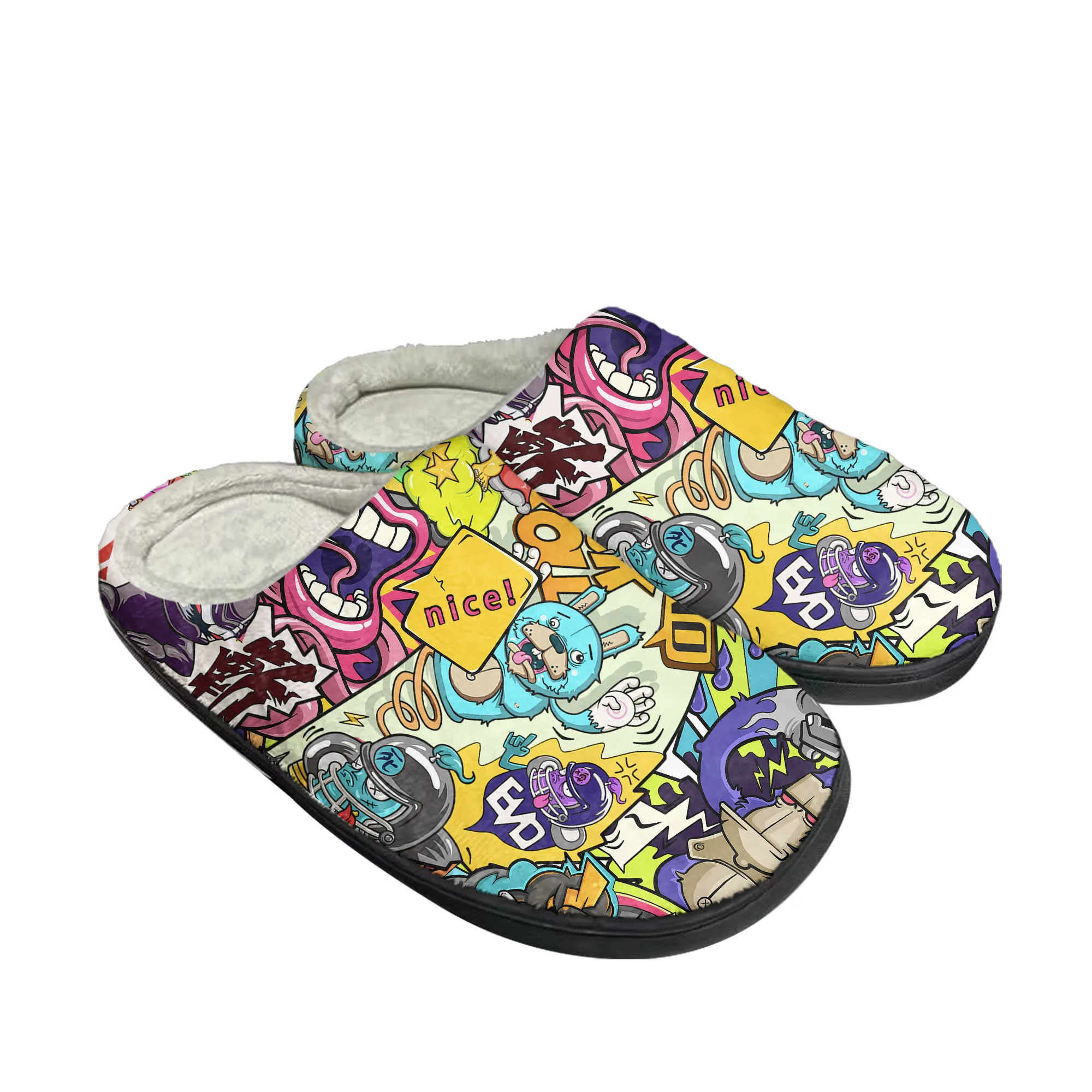 Street Art Graffiti Home Cotto - Men Shoes Winter 评论和价格