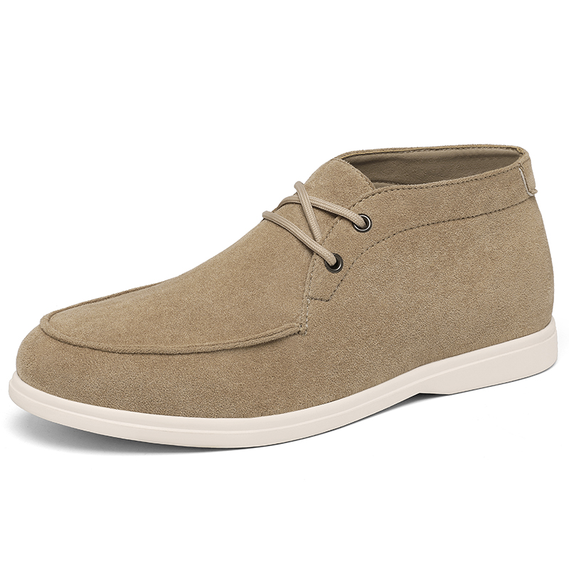 Classic British Style Suede Le - Men'S Shoes Business Casual 评论和价格